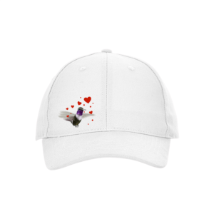 Gorra con visera brandeada