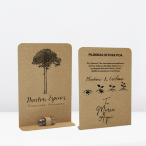 Cápsulas de Vida pack 100 regalo sustentable Día de la Mujer personalizado