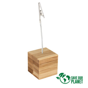 Memo Clip Bamboo Personalizable (min.150)