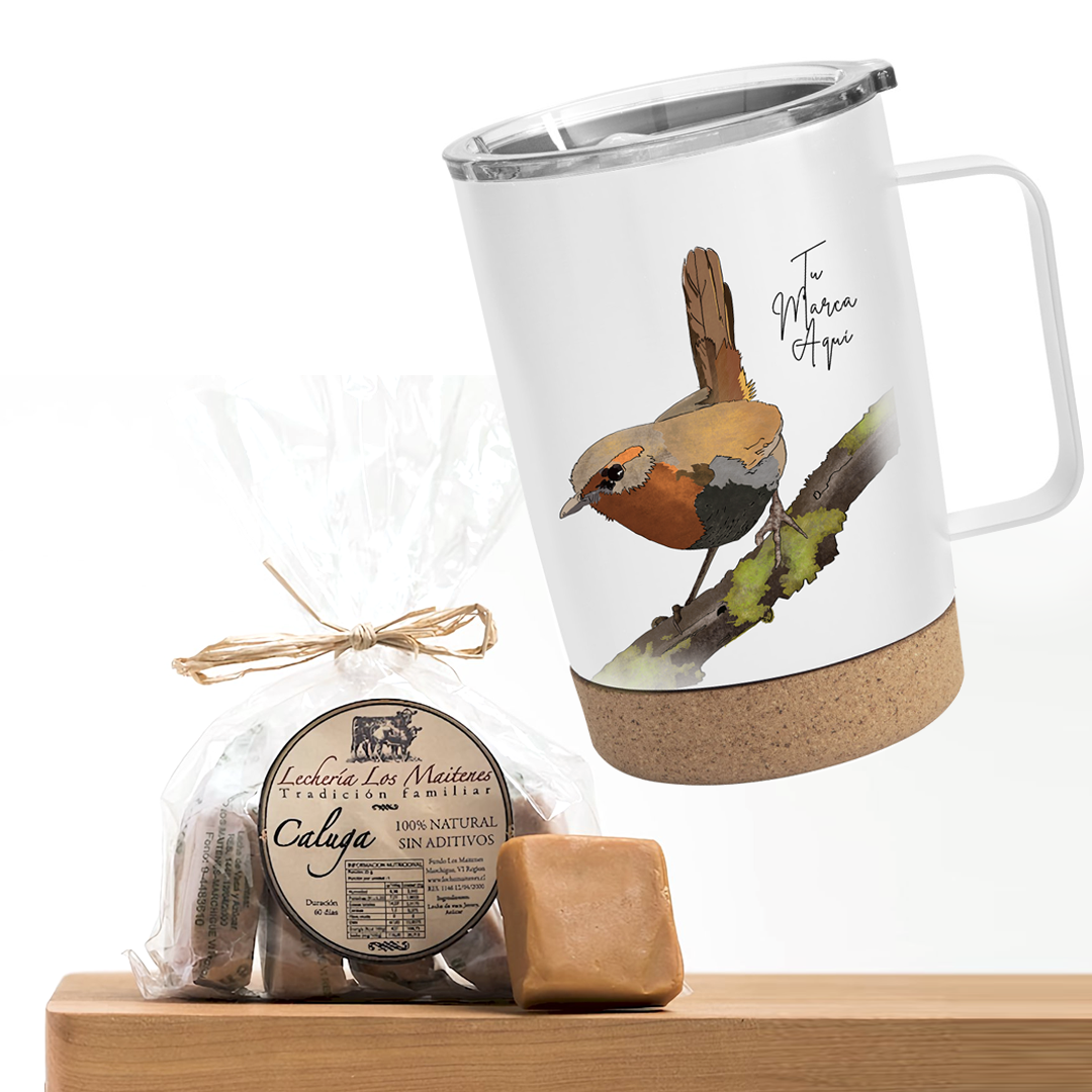Mug térmico KORK con calugas en regalo para invierno